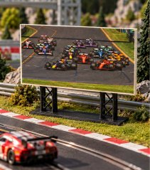 Billboard TV F1 - dekorace k autodráze 1:43