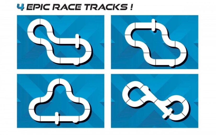 Autodráha SCALEXTRIC C1412P - Scalextric Ginetta Racers Set