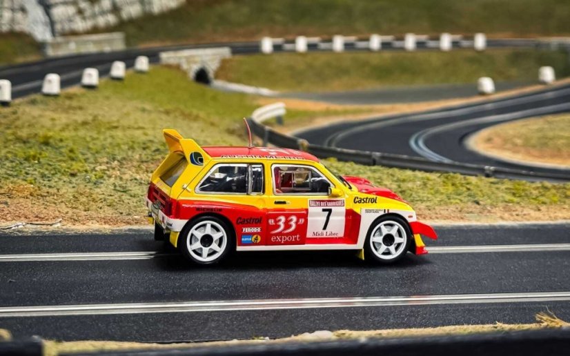Autíčko Rally SCALEXTRIC C4668 - Austin Metro 6R4 - Didier Auriol (1:32)