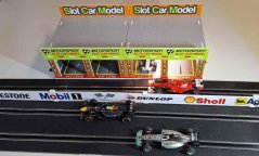 Budova pro autodráhu 1:43 - Depo s osvětlením