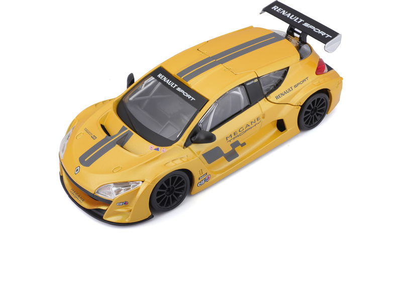 Bburago Renault Mégane Trophy 1:24 žlutá metalíza