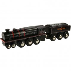 Bigjigs Rail Dřevěná replika lokomotivy Black 5 engine